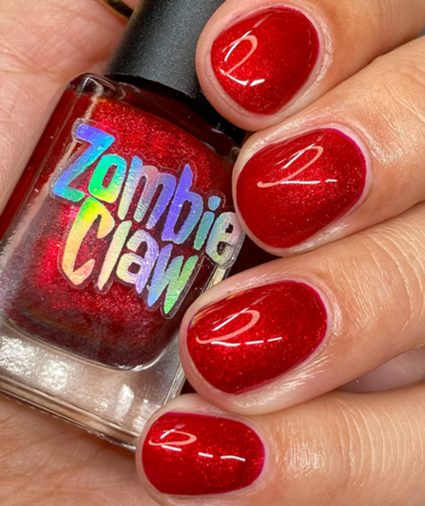 Nail polish swatch / manicure of shade Zombie Claw Radio Demon
