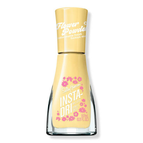 Nail polish swatch / manicure of shade Sally Hansen Insta-Dri Swirling Sunflower