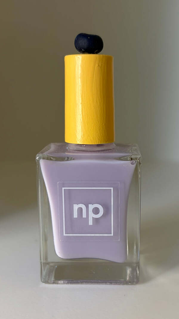 Nail polish swatch / manicure of shade Nail pollies Blue-tiful just the way you are