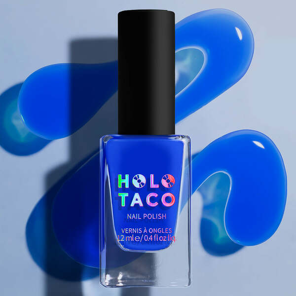 Nail polish swatch / manicure of shade Holo Taco Sky High