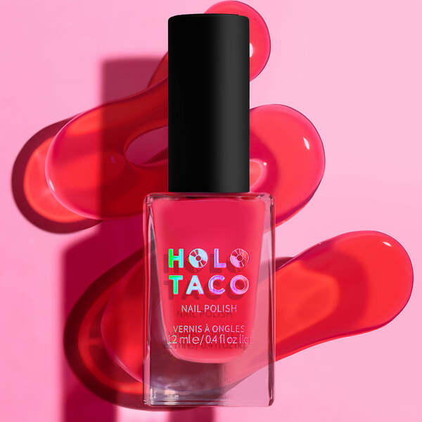 Nail polish swatch / manicure of shade Holo Taco Glossed and Found