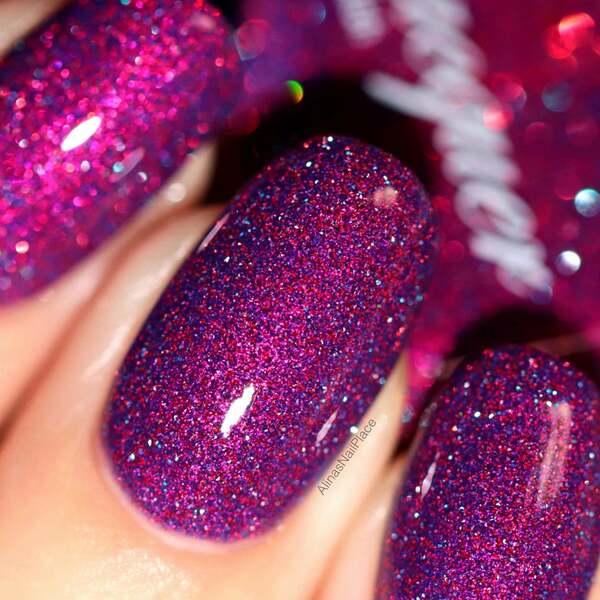 Nail polish swatch / manicure of shade Cadillacquer Saffron