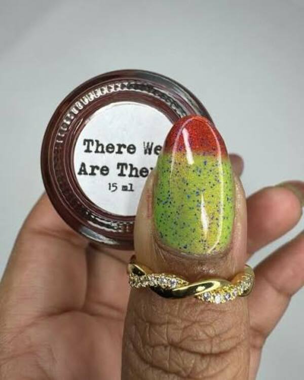 Nail polish swatch / manicure of shade Sassy Sauce Polish There we are then!