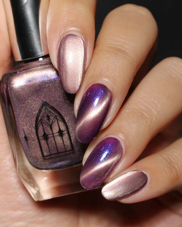 Nail polish swatch / manicure of shade Haunted Polish BY THE MOONLIGHT