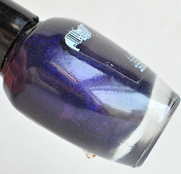 Nail polish swatch / manicure of shade Confetti Pop The Cork Purple