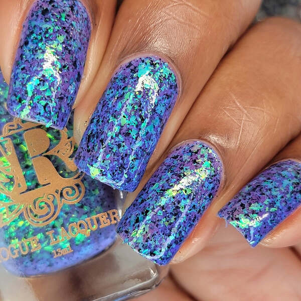 Nail polish swatch / manicure of shade Rogue Lacquer Ghoulish Greetings