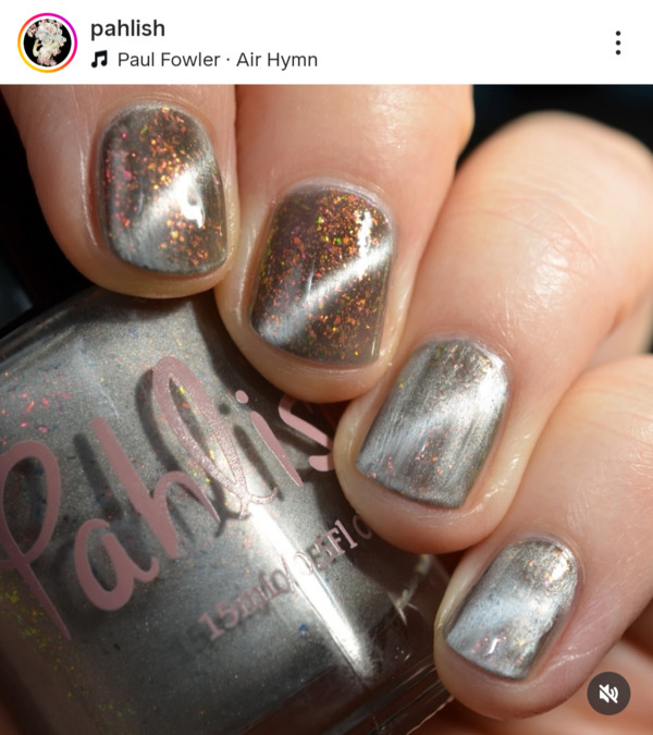 Nail polish swatch / manicure of shade Pahlish Icarus