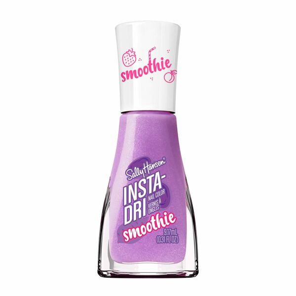 Nail polish swatch / manicure of shade Sally Hansen Insta-Dri Ube-licious