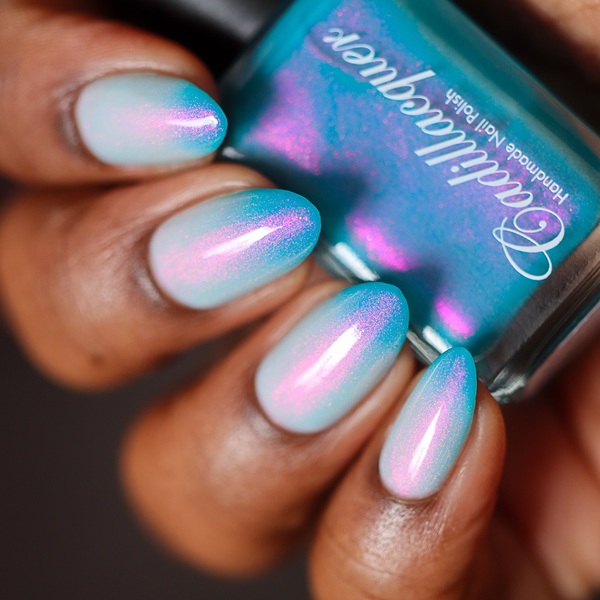 Nail polish swatch / manicure of shade Cadillacquer Child of the Ocean