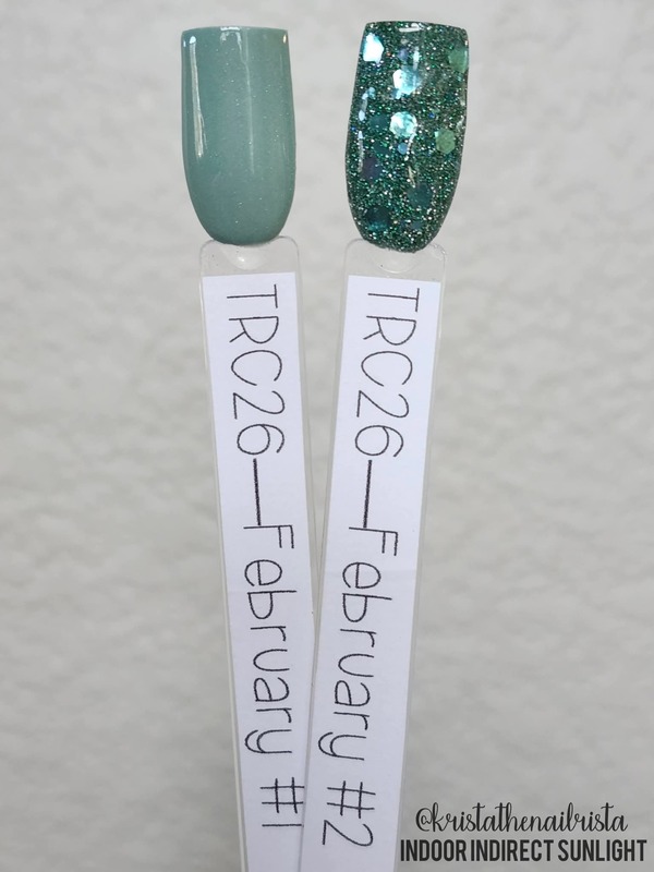 Nail polish swatch / manicure of shade Revel February 2