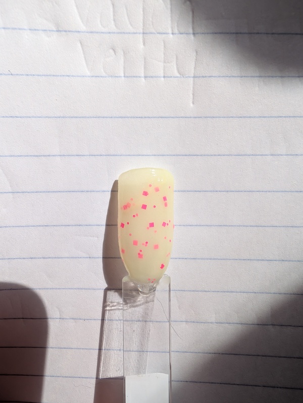 Nail polish swatch / manicure of shade Revel March 2