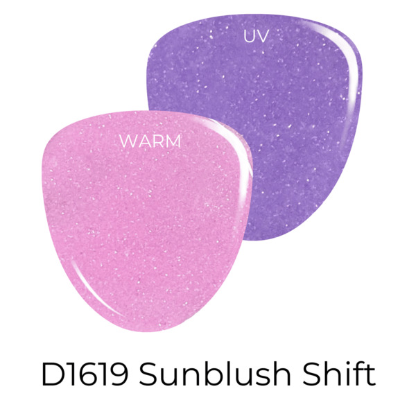 Nail polish swatch / manicure of shade Revel Sunblush Shift