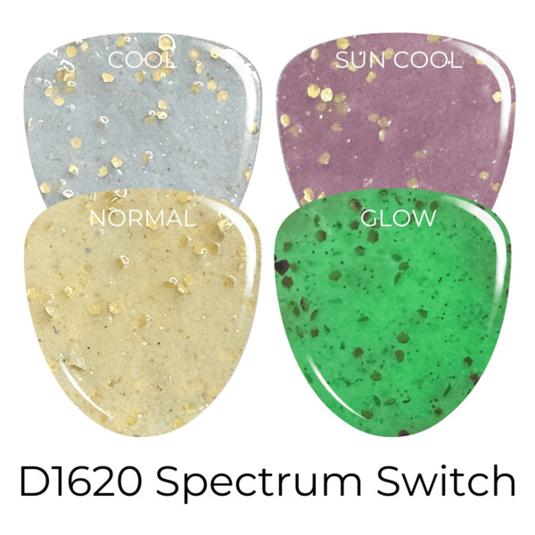 Nail polish swatch / manicure of shade Revel Spectrum Switch