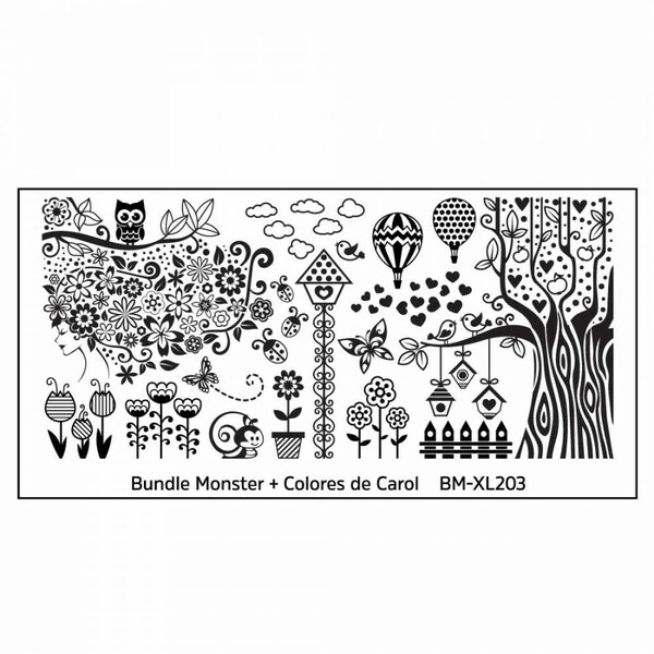 Nail polish swatch / manicure of shade Bundle Monster Colores de Carol