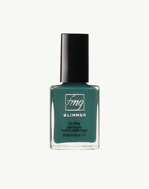 Nail polish swatch / manicure of shade Avon Rio de jade