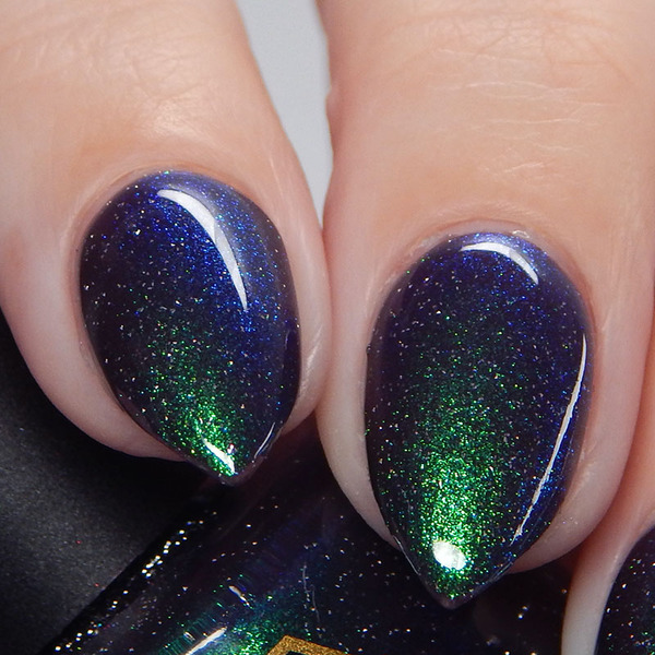 Nail polish swatch / manicure of shade Bee's Knees Lacquer Clarity