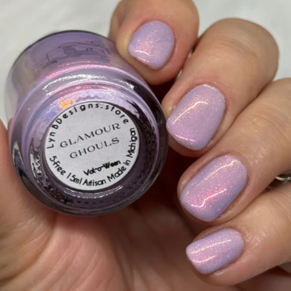 Nail polish swatch / manicure of shade LynBDesigns Glamour Ghouls