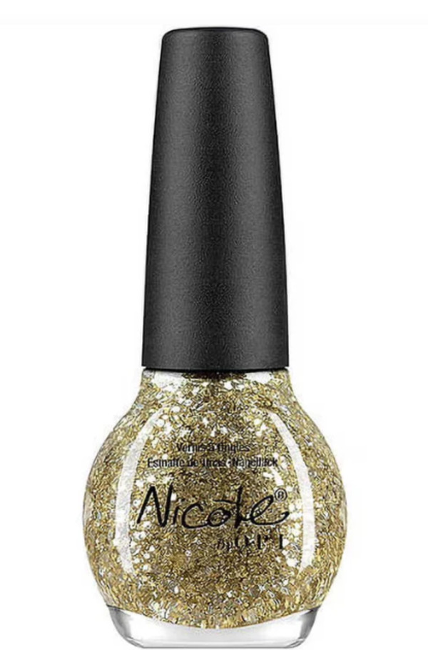 Nail polish swatch / manicure of shade Nicole by OPI Kissed At Midnight