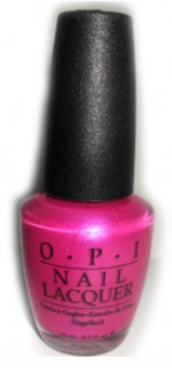 Nail polish swatch / manicure of shade OPI Santiago Sangria