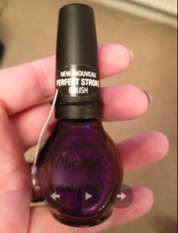 Nail polish swatch / manicure of shade Nicole by OPI Prized Possession Purple