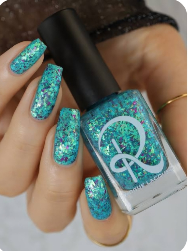 Nail polish swatch / manicure of shade Rogue Lacquer Air Being