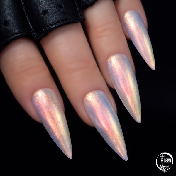 Nail polish swatch / manicure of shade Doom Loop The Hungry Light