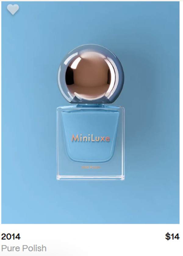 Nail polish swatch / manicure of shade MiniLuxe 2014