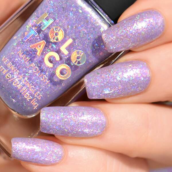Nail polish swatch / manicure of shade Holo Taco No Opalogies