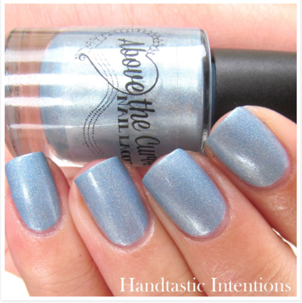 Nail polish swatch / manicure of shade Above the Curve Patronus Charm