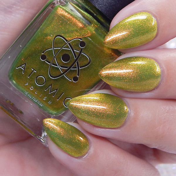Nail polish swatch / manicure of shade Atomic Polish Cartographers