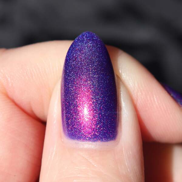 Nail polish swatch / manicure of shade Sassy Sauce Polish Dissimulation