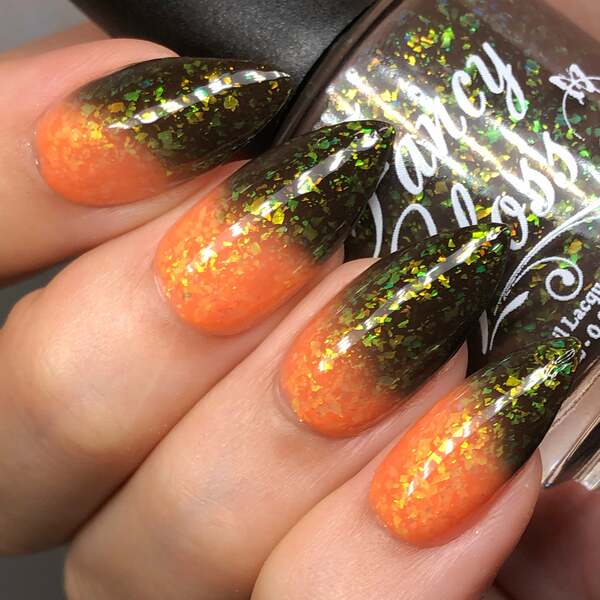 Nail polish swatch / manicure of shade Fancy Gloss Spellbound