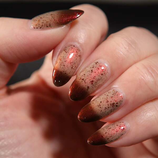 Nail polish swatch / manicure of shade Sassy Sauce Polish Baddie