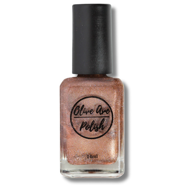 Nail polish swatch / manicure of shade Olive Ave Polish Six