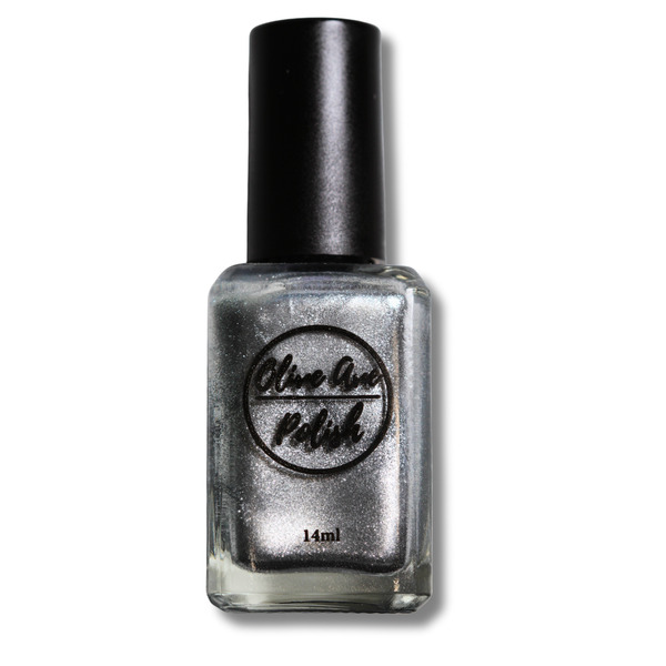 Nail polish swatch / manicure of shade Olive Ave Polish The star