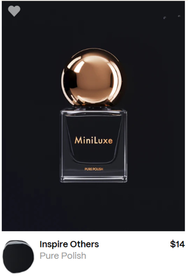 Nail polish swatch / manicure of shade MiniLuxe Inspire Others