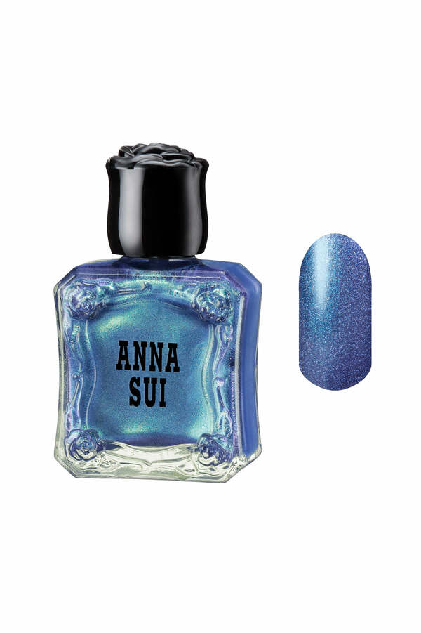 Nail polish swatch / manicure of shade Anna Sui Indigo Canopy
