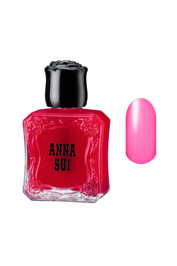 Nail polish swatch / manicure of shade Anna Sui Nocturnal Cherry