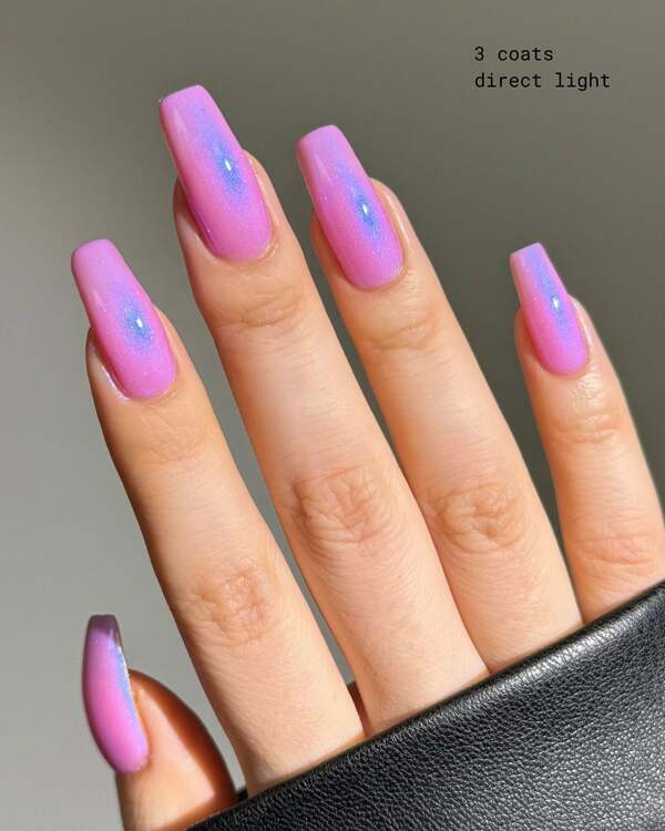 Nail polish swatch / manicure of shade Mooncat Death's Trumpet