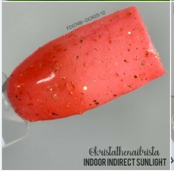 Nail polish swatch / manicure of shade Revel DOR25-12