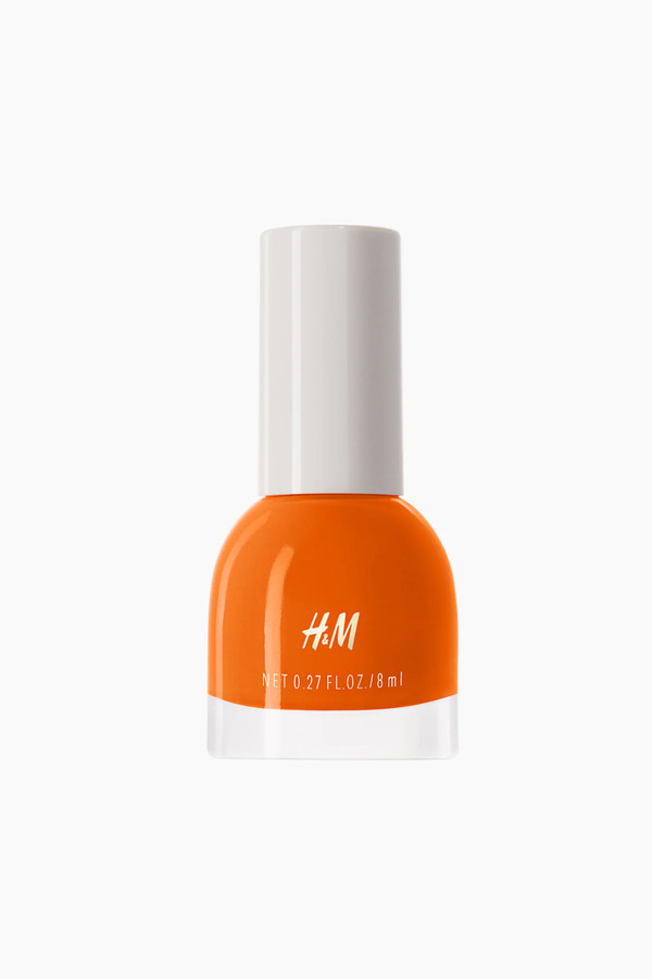 Nail polish swatch / manicure of shade HandM Zesty nectar