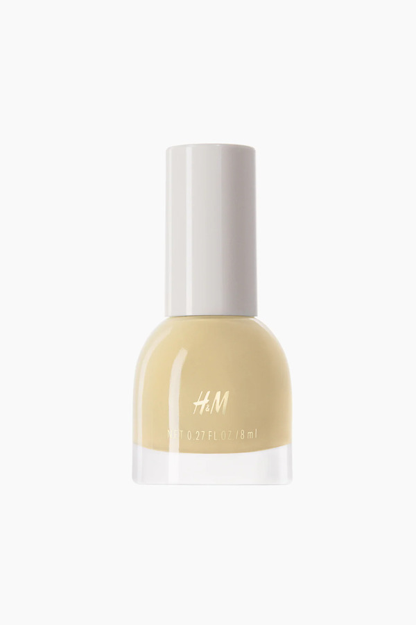Nail polish swatch / manicure of shade HandM Sunlit buttercup