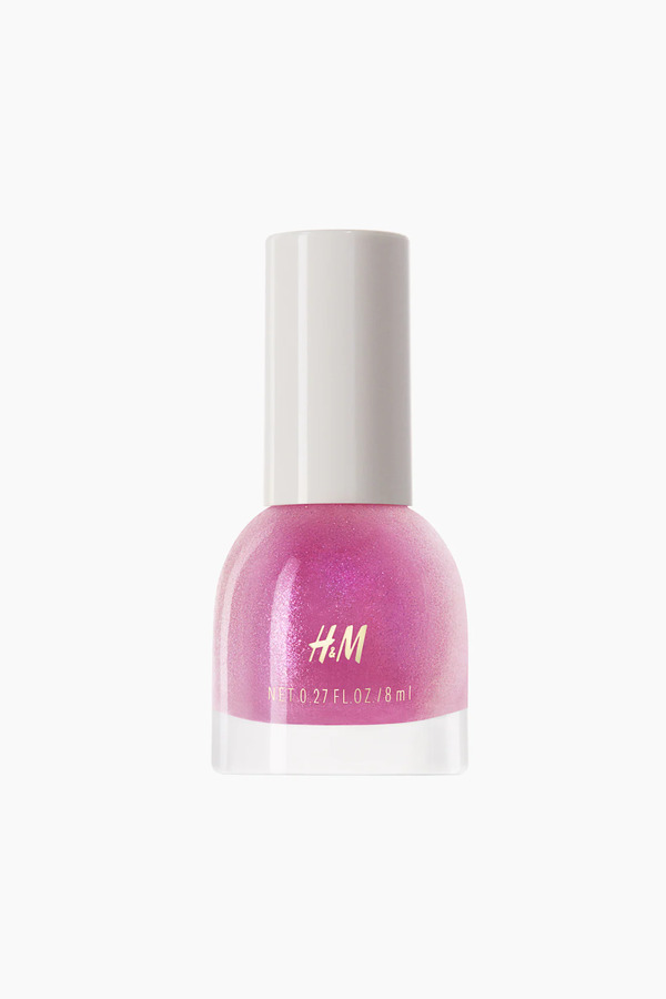 Nail polish swatch / manicure of shade HandM Baby rose