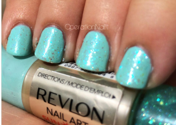 Nail polish swatch / manicure of shade Revlon Northern Lights