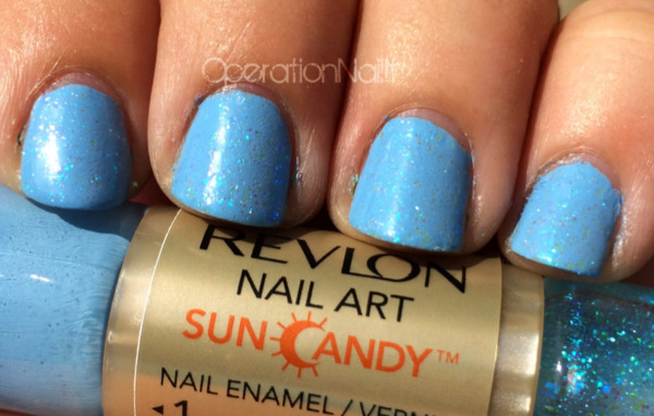 Nail polish swatch / manicure of shade Revlon Northern Lights