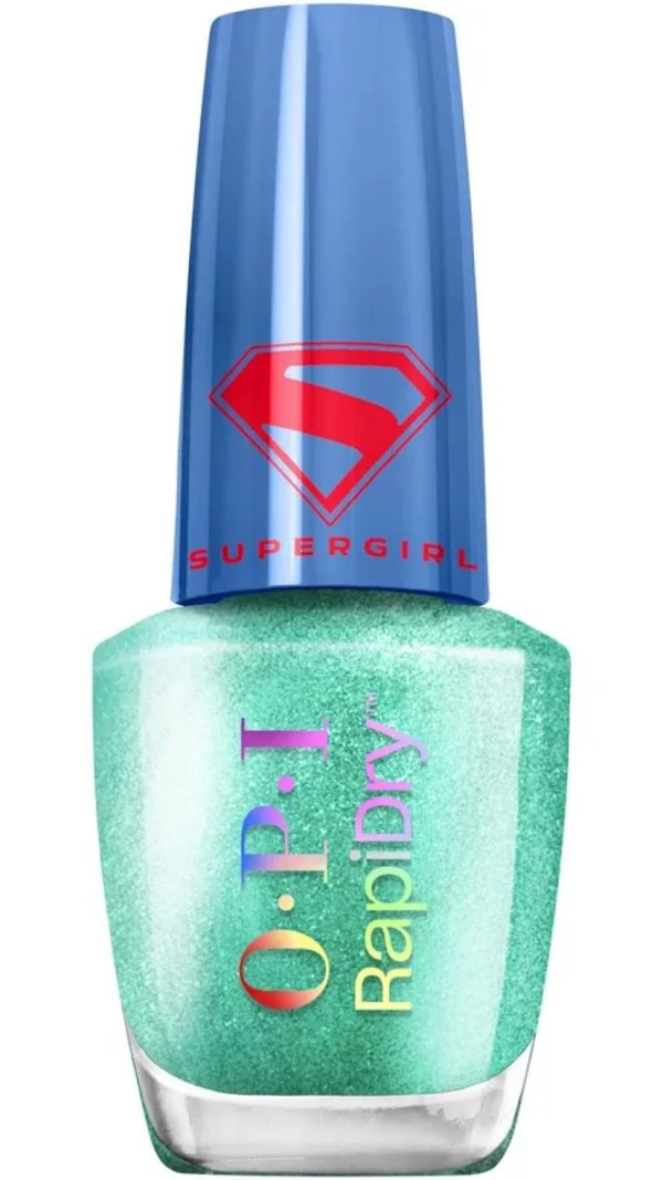 Nail polish swatch / manicure of shade OPI Rapidry Neon nova