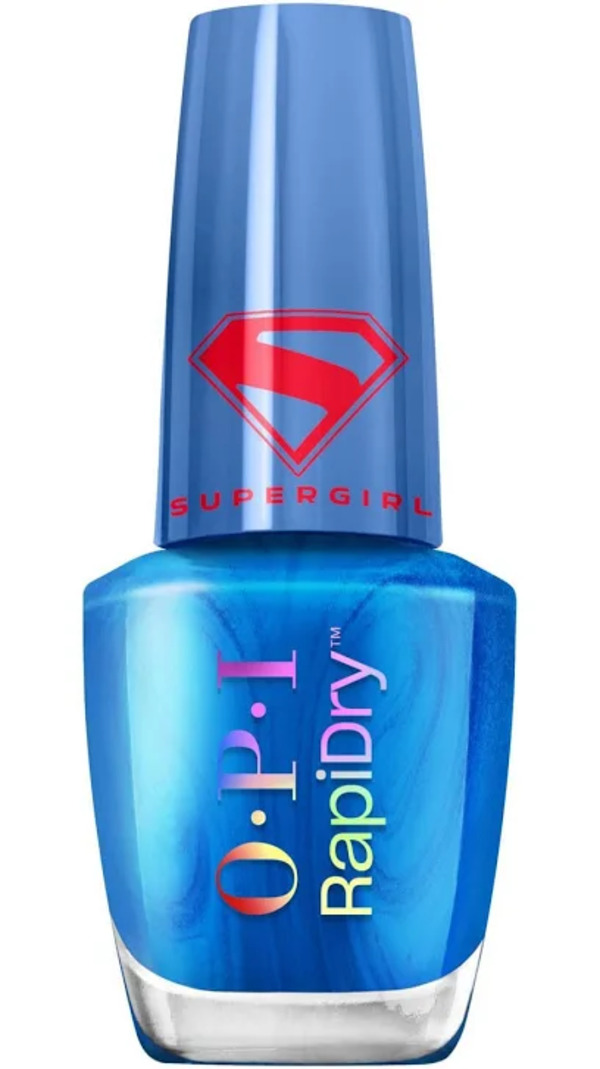 Nail polish swatch / manicure of shade OPI Rapidry Sklarian Sapphire