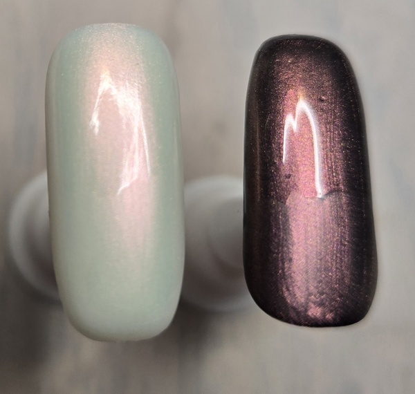 Nail polish swatch / manicure of shade Fancy Gloss Dawn Spirit
