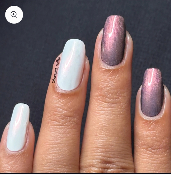Nail polish swatch / manicure of shade Fancy Gloss Dawn Spirit