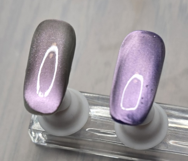 Nail polish swatch / manicure of shade Fancy Gloss Orbit Pull